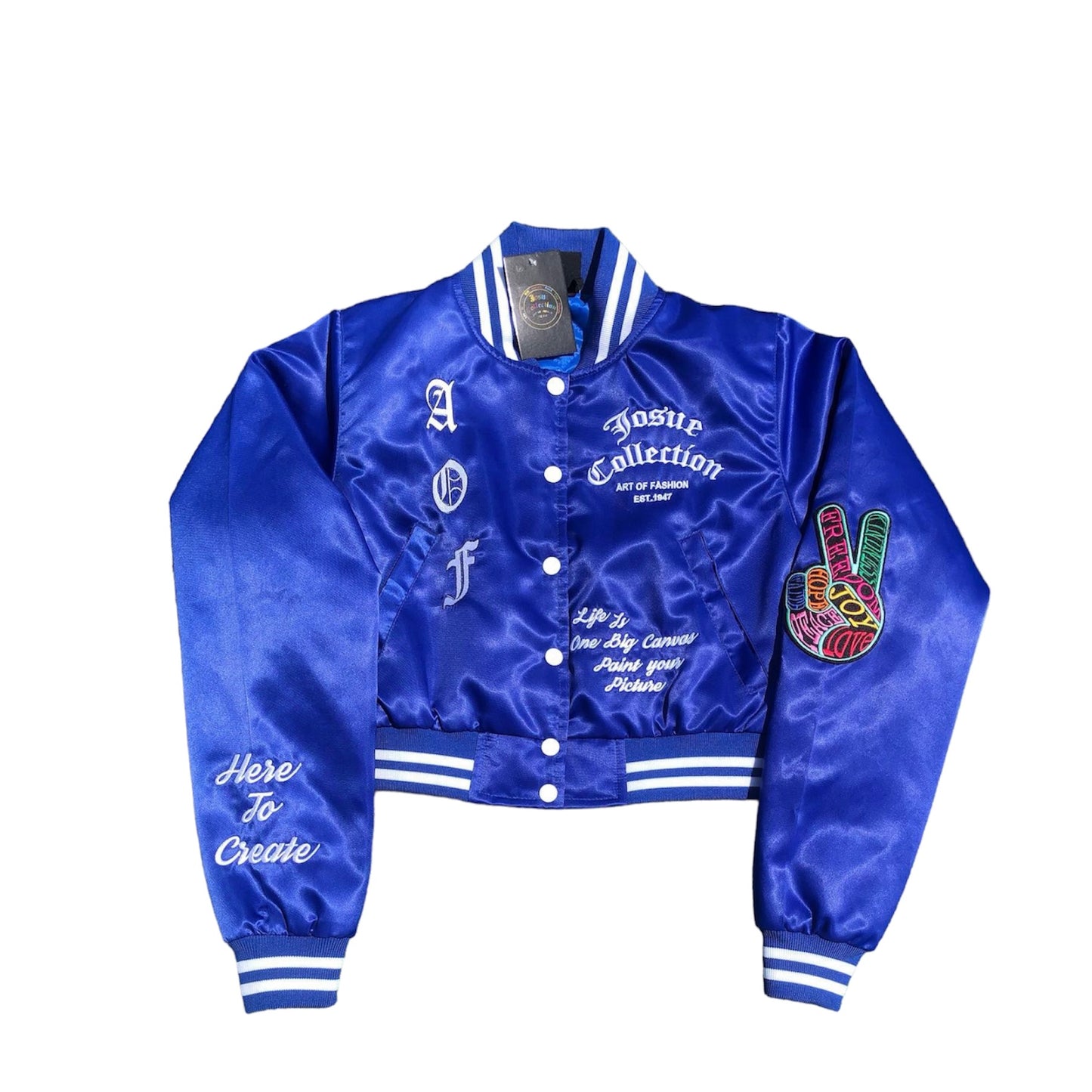 Satin Bomber ( Cropped )