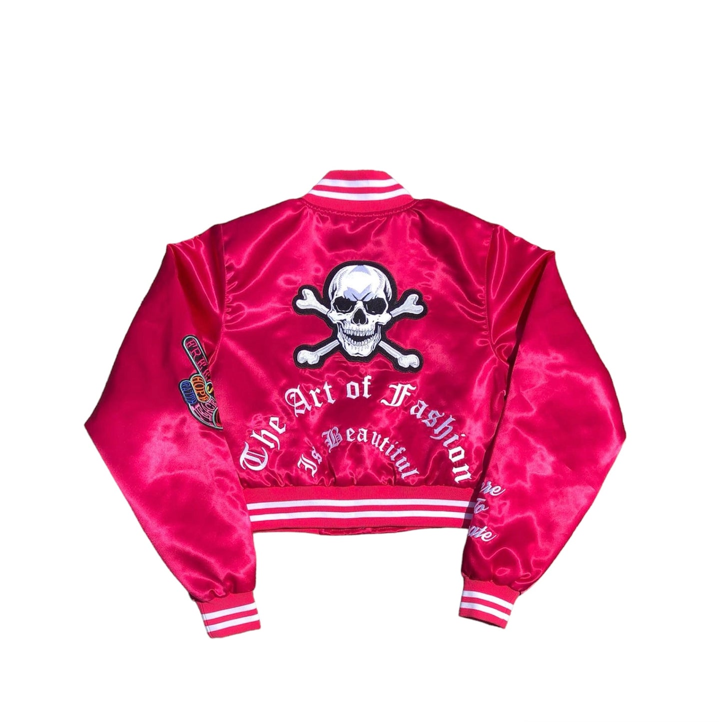 Satin Bomber ( Cropped )